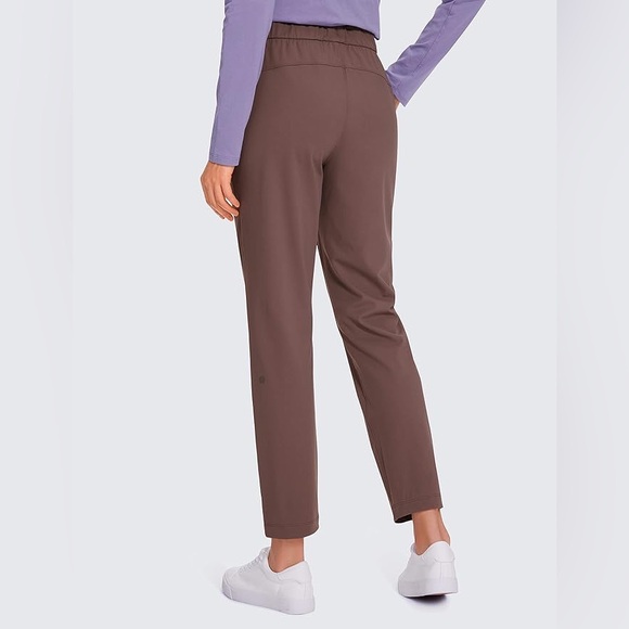 CRZ Yoga, On the Travel Pants with Pockets, Taupe, Small - Picture 3 of 5